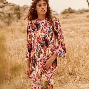 Anthropologie Shara Midi Dress